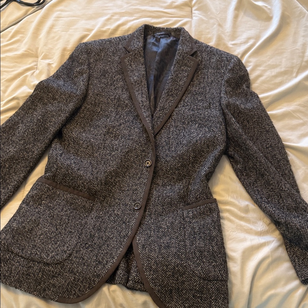 Tallia Brown Herringbone Jacket - image 1